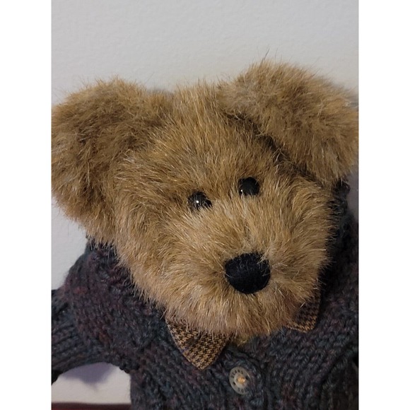 Vintage 1998 BOYDS Bear Mr Trumbull Jointed Bear Sweater Bow Tie J B Bean - Picture 3 of 7